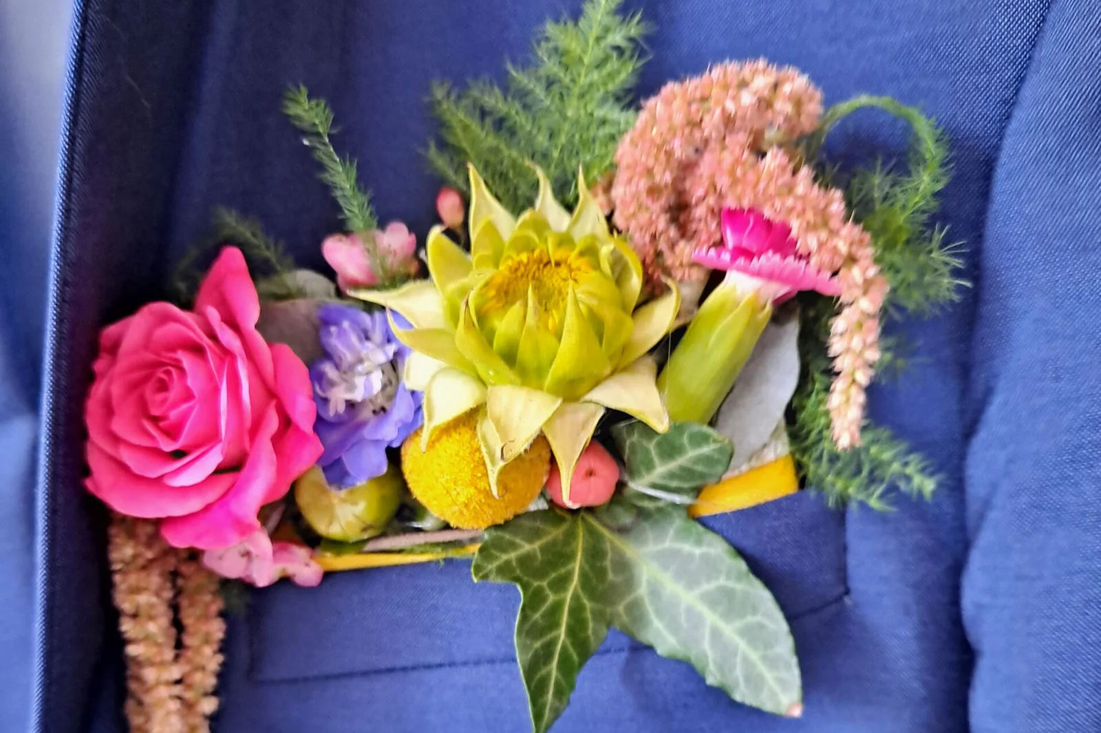 pochette fleurs